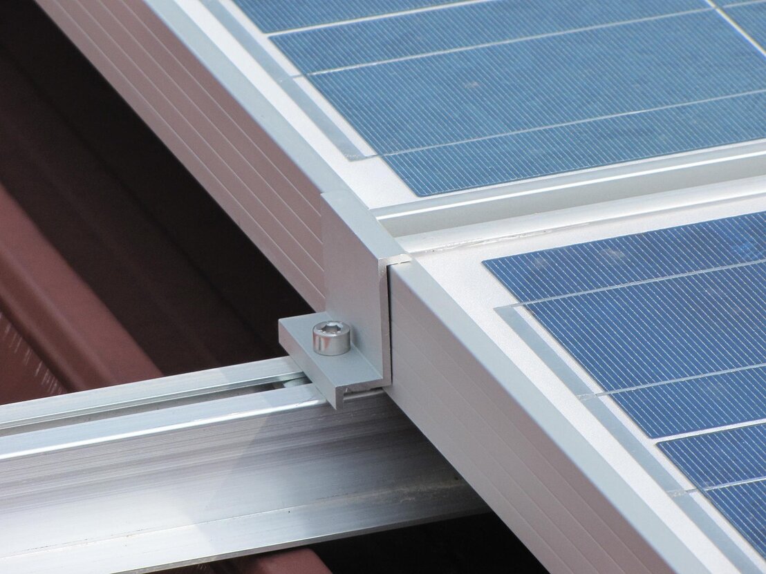 Unterkonstruktion auf Steildach